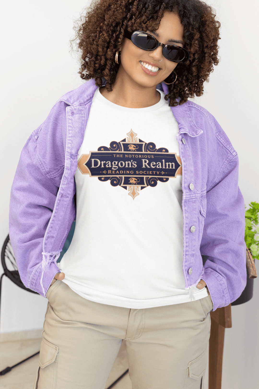 Dragon's Realm Reading Society T-Shirt - Milady's Mythical Market