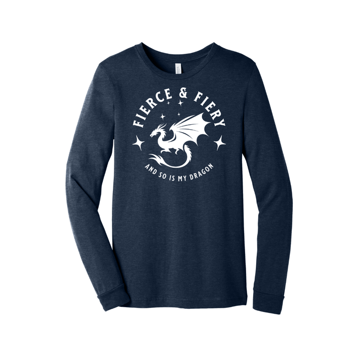 Fierce & Fiery Long - Sleeve T-Shirt - Milady's Mythical Market