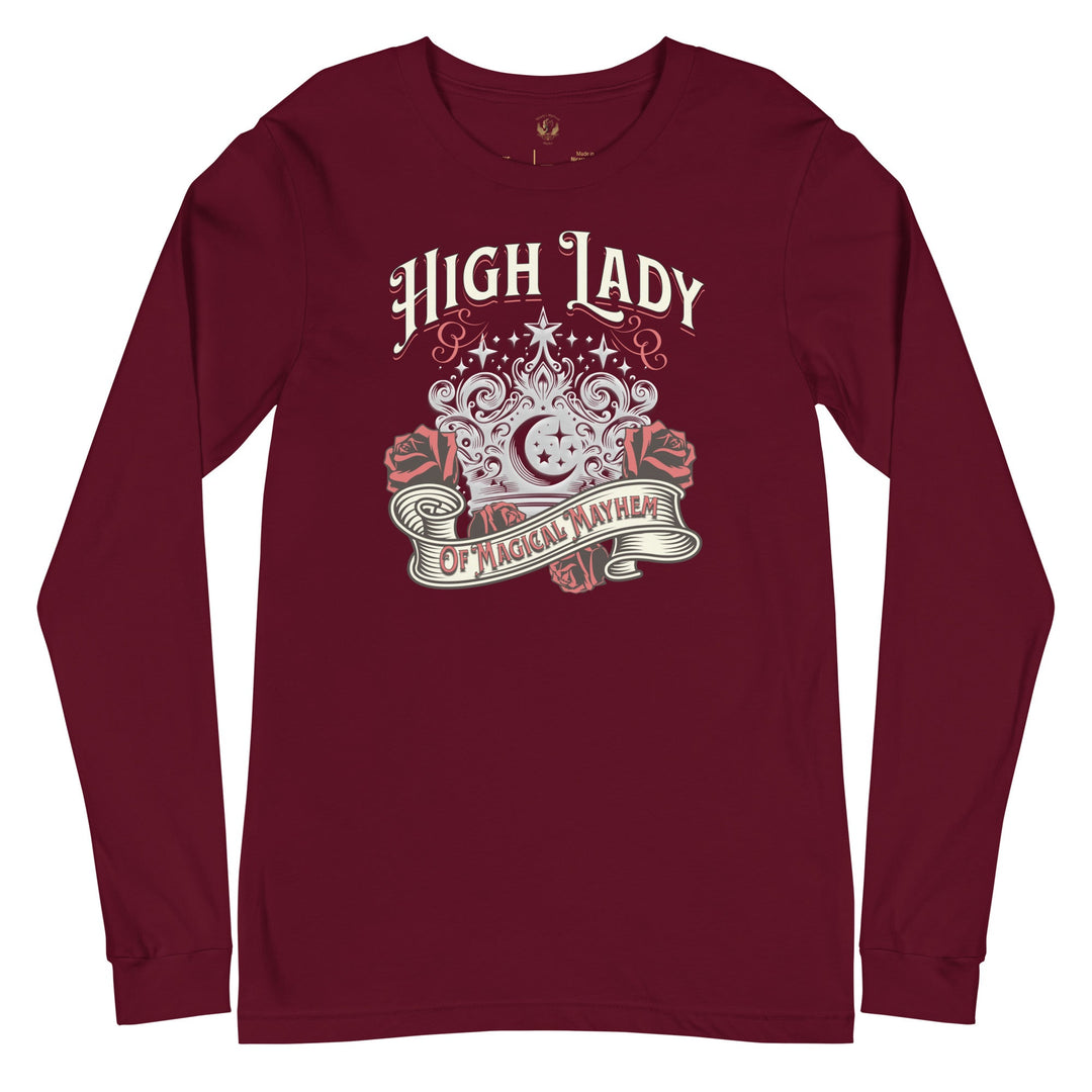 High Lady of Magical Mayhem Long Sleeve Tee - Milady's Mythical Market