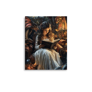 Lost in a Book Premium Luster Poster - Milady's Mythical Market