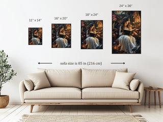 Lost in a Book Premium Luster Poster - Milady's Mythical Market