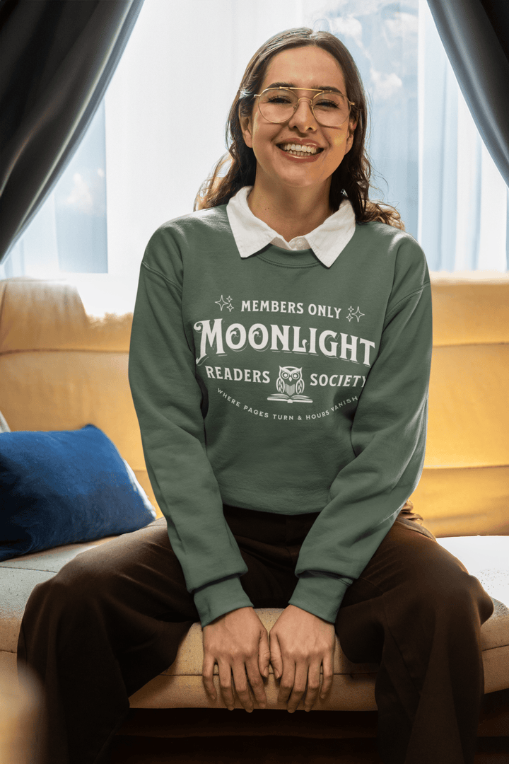 Moonlight Readers Society Sweatshirt - Milady's Mythical Market