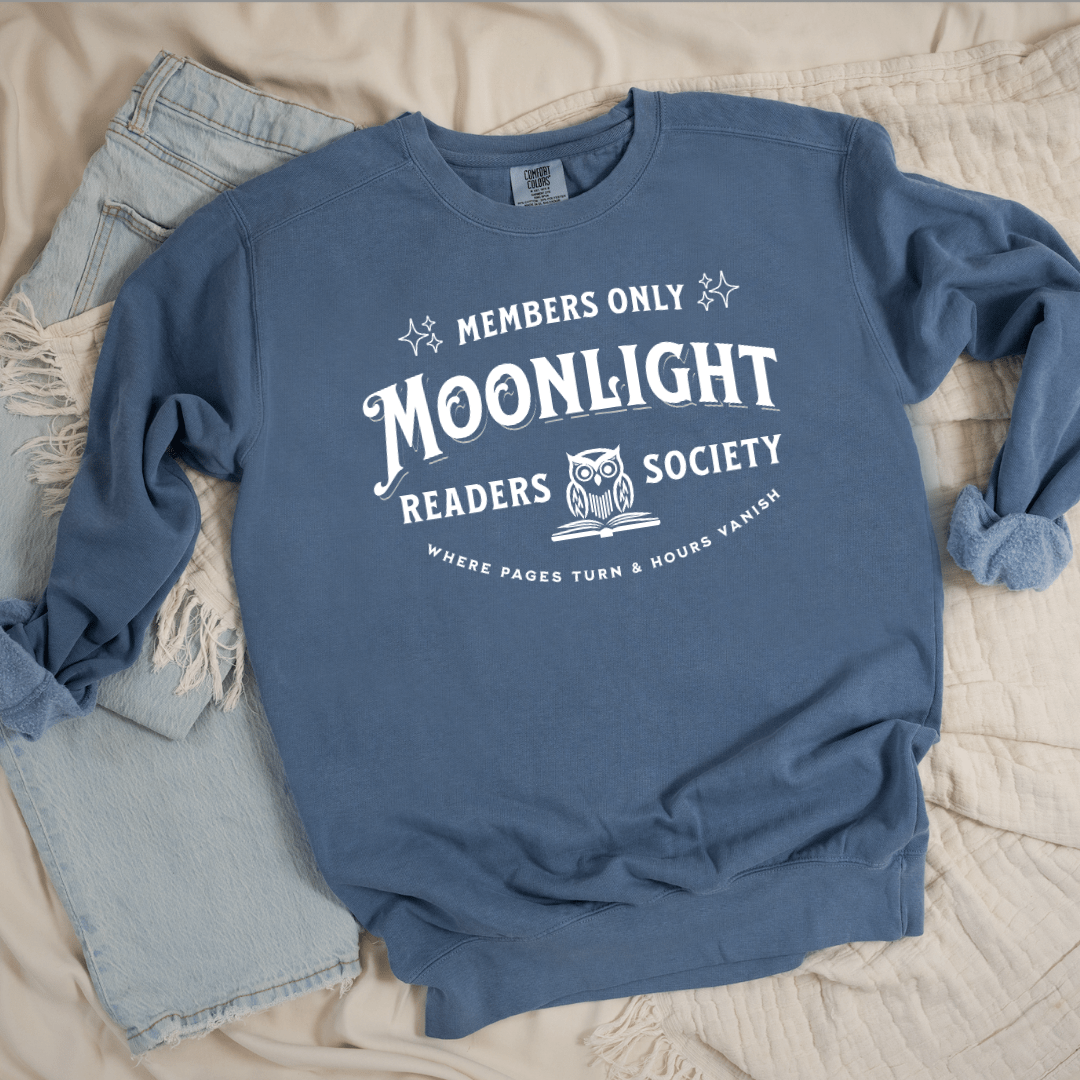 Moonlight Readers Society Sweatshirt - Milady's Mythical Market