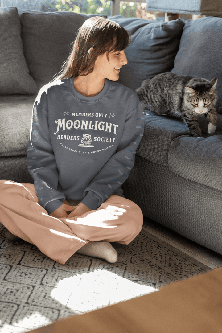 Moonlight Readers Society Sweatshirt - Milady's Mythical Market