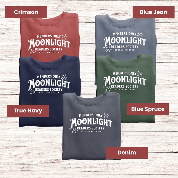 Moonlight Readers Society Sweatshirt - Milady's Mythical Market