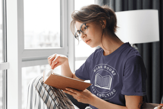 More Books, Less Adulting T-Shirt - Milady's Mythical Market
