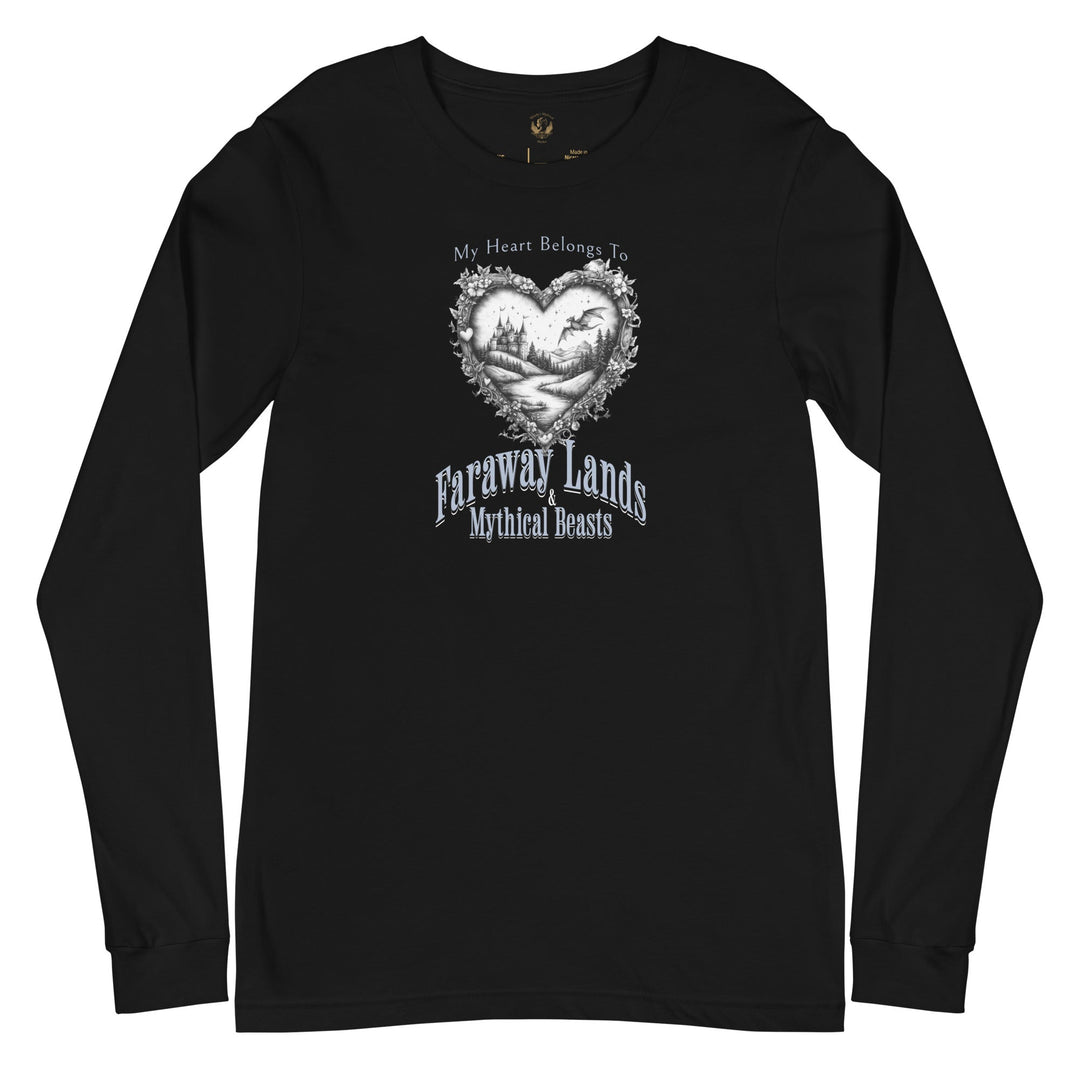 My Heart Belongs To Long Sleeve Tee - Milady's Mythical Market