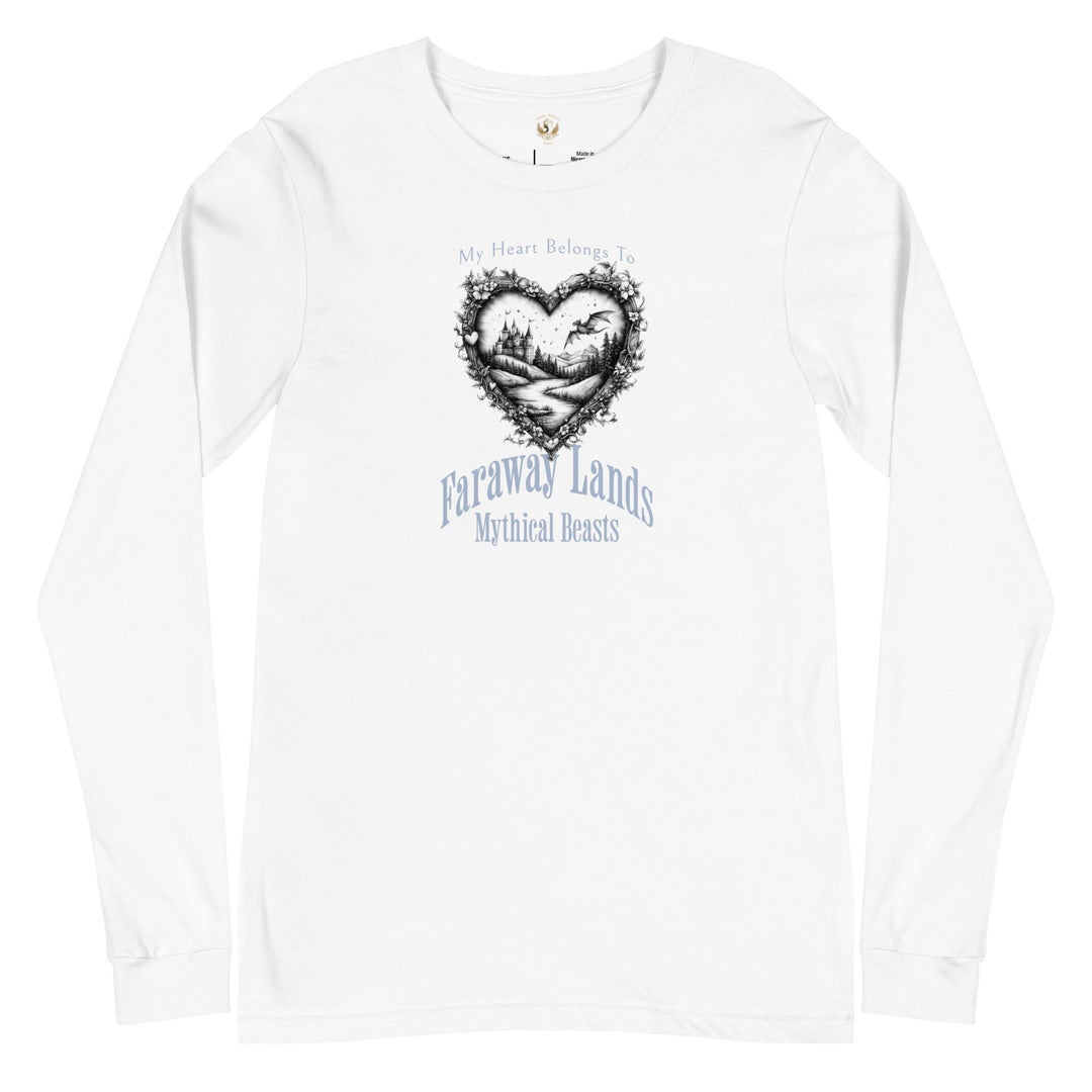 My Heart Belongs To Long Sleeve Tee - Milady's Mythical Market
