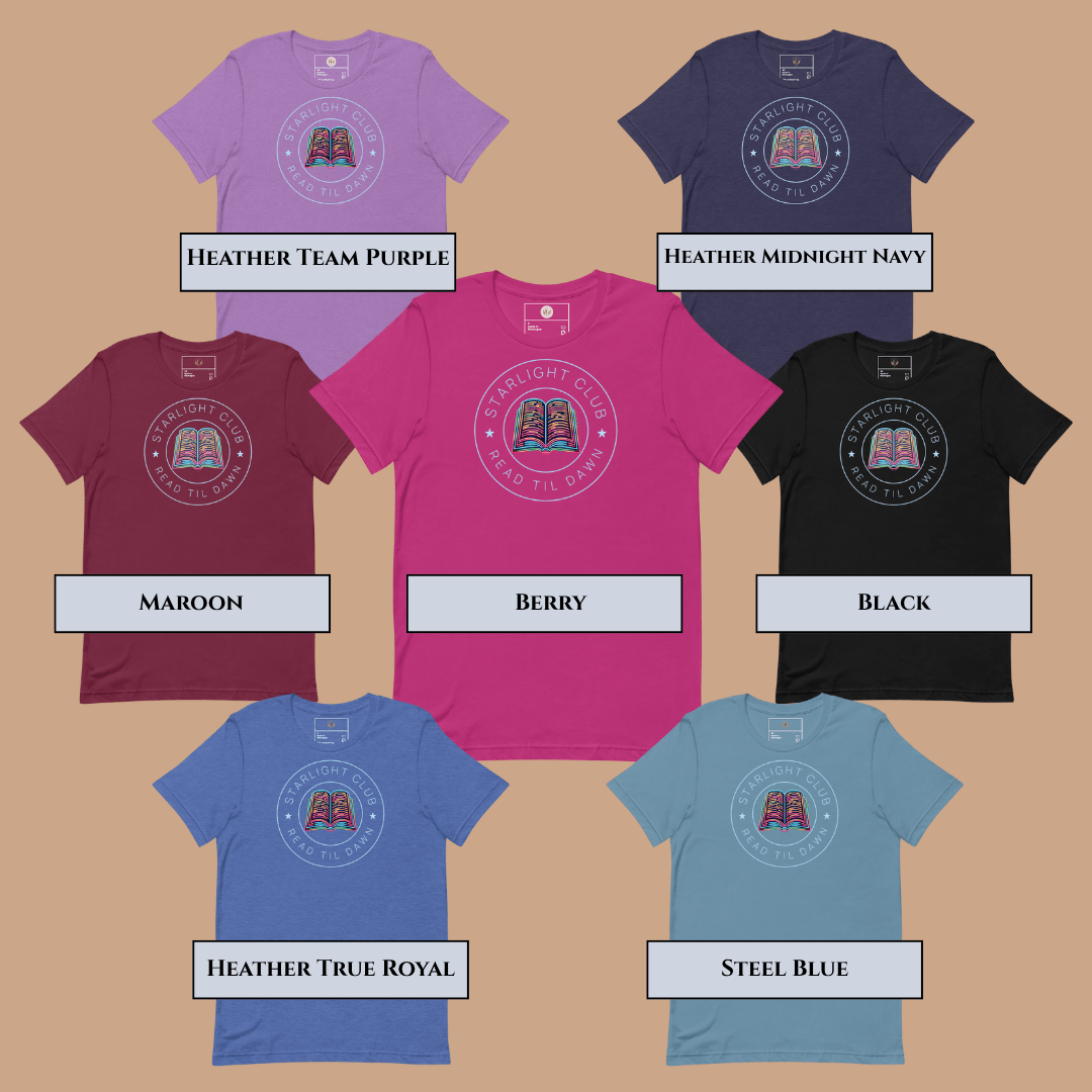 Starlight Club – Read Til Dawn T-Shirt - Milady's Mythical Market