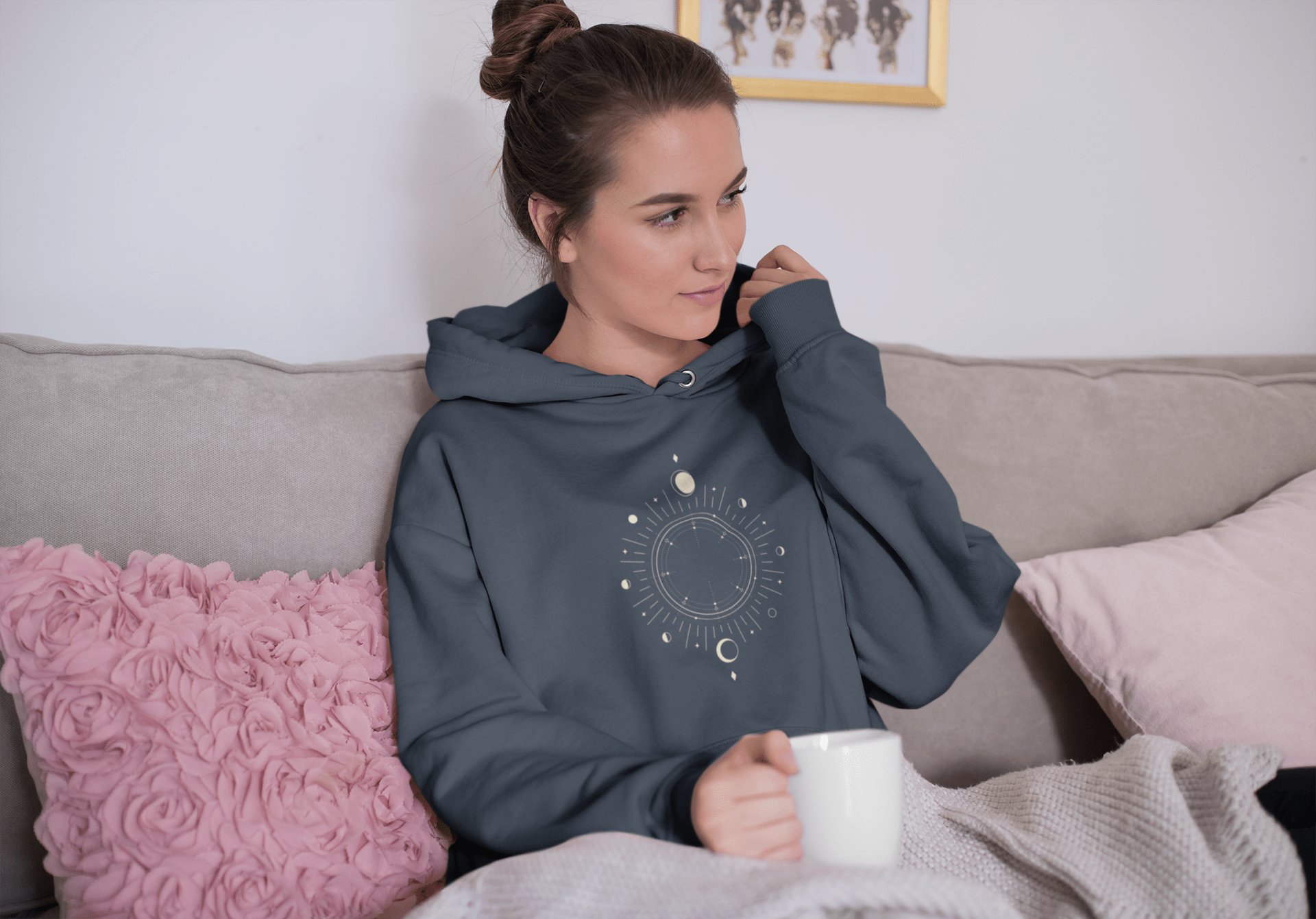 The Moon Watches Over Wild Hearts Hoodie - Milady's Mythical Market